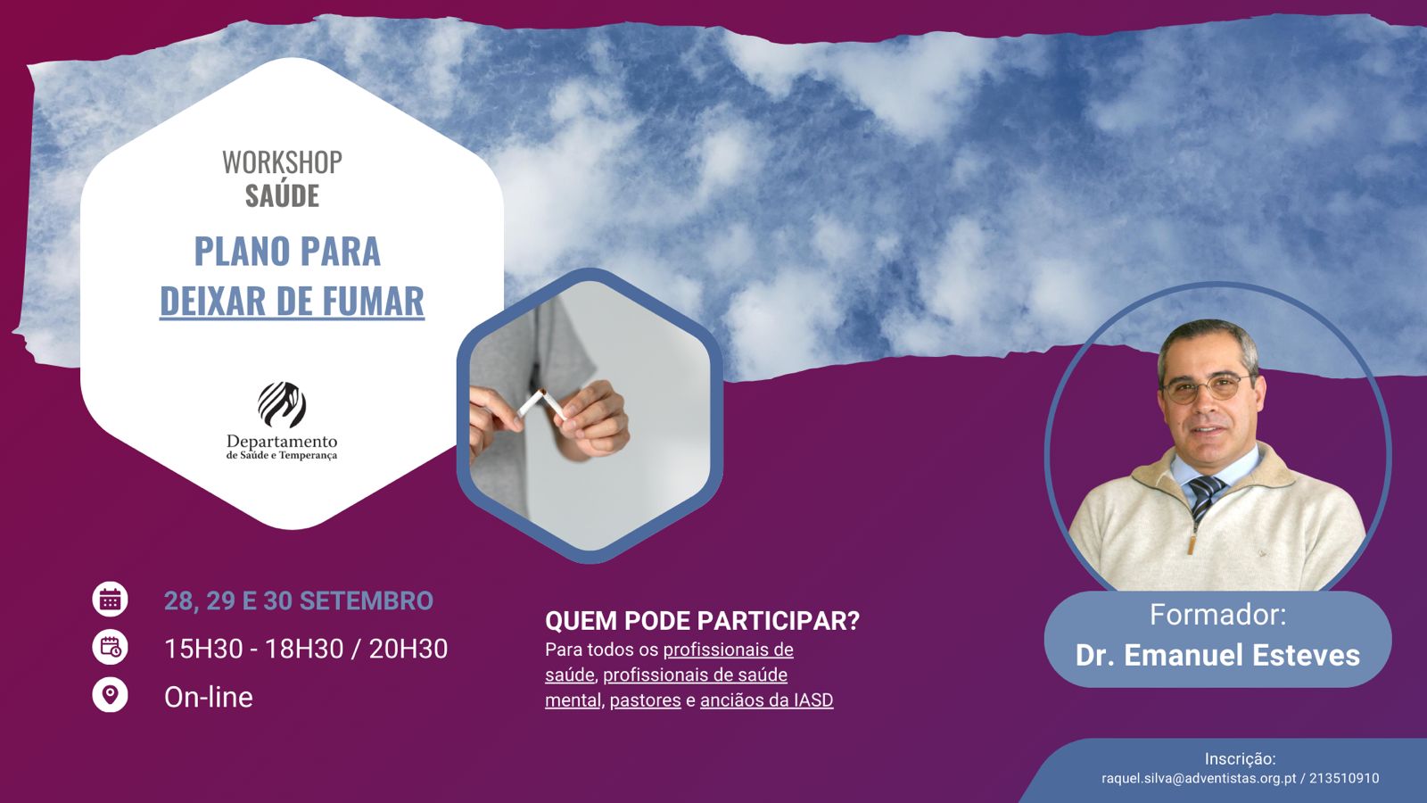 Workshop Saúde - Plano para Deixar de Fumar